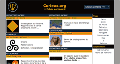 Desktop Screenshot of curieux.org